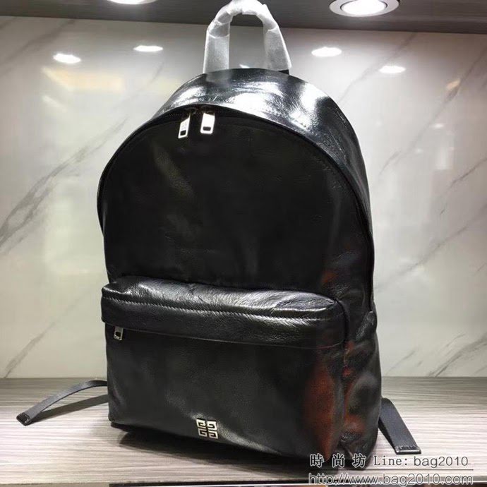 GlVENCHY紀梵希 原單 雙肩背包 2018官方熱賣推薦 進口油臘皮 半手工工藝  tsg1047